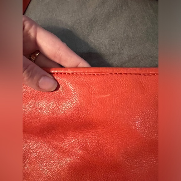 Christopher Kon — Salmon Leather Shoulder Bag - Picture 3 of 11